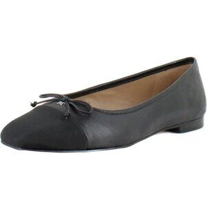 Sam Edelman‎ Marley Lea Ballet Flat Black Leather Women's 8.5 Medium